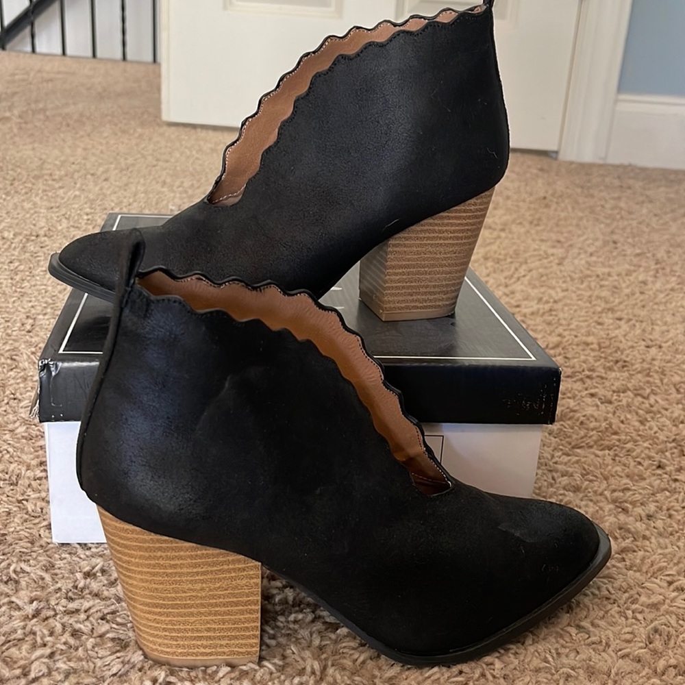 Black booties